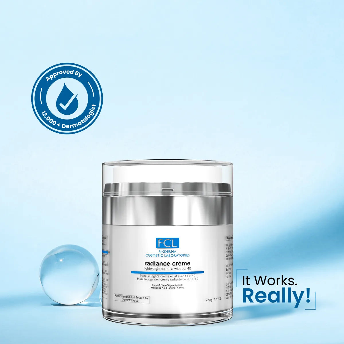 Radiance Creme Lightweight Formula with SPF 40