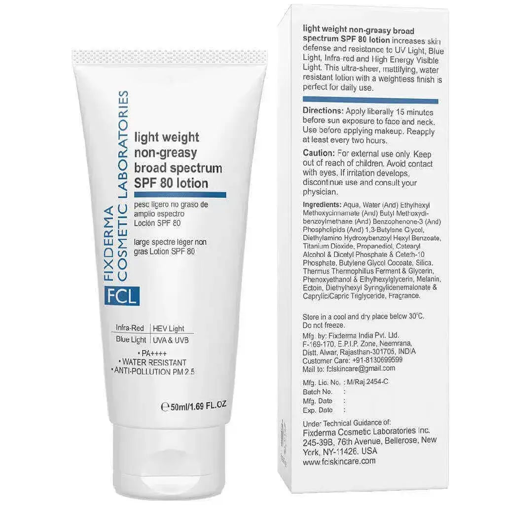 Light Weight SPF 80 Sunscreen Lotion