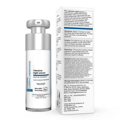 Back View of Intensive Night Serum