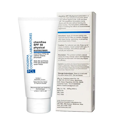 FCL Chemfree Physical Sunscreen SPF 50