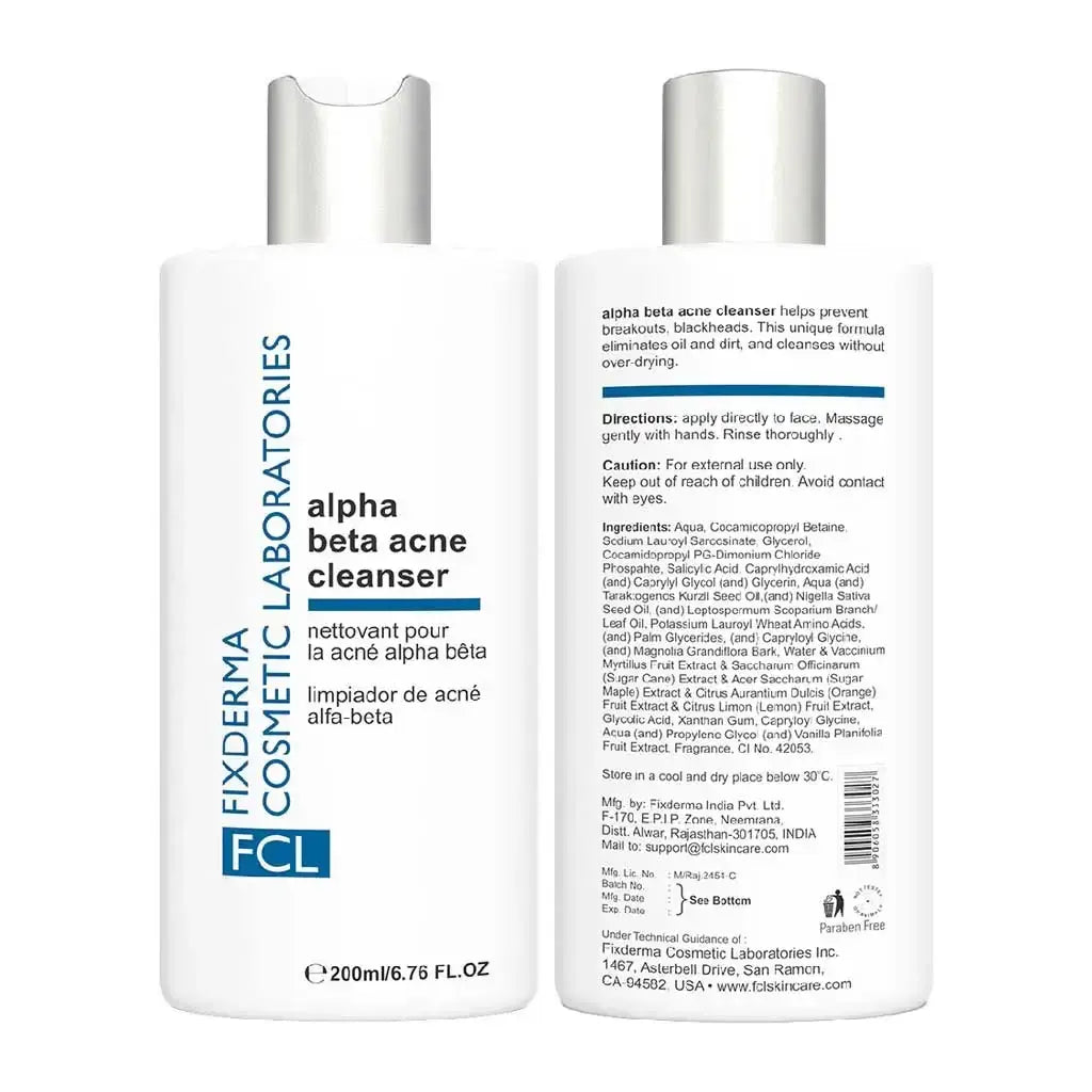 alpha beta acne cleanser