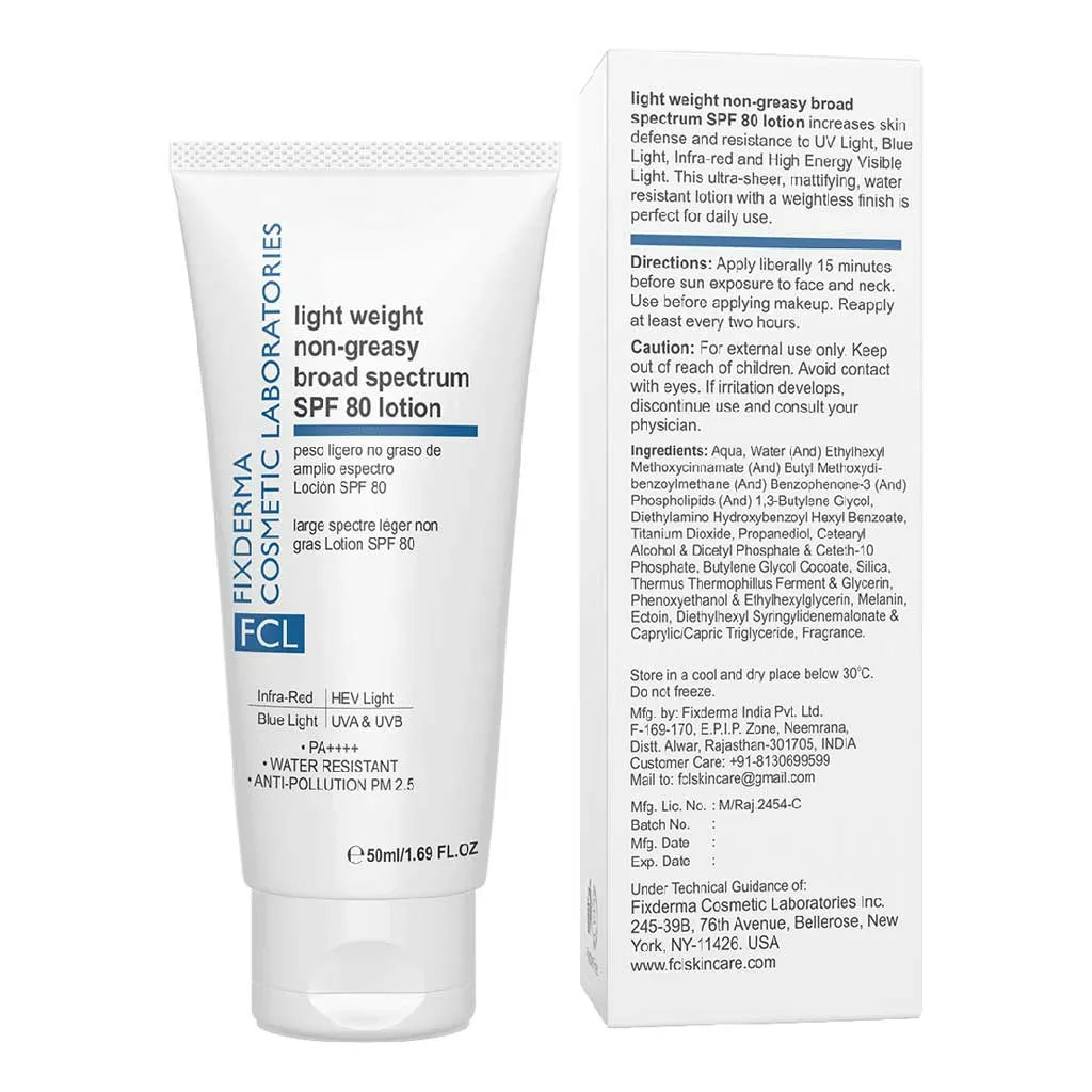 sunscreen spf 80 lotion
